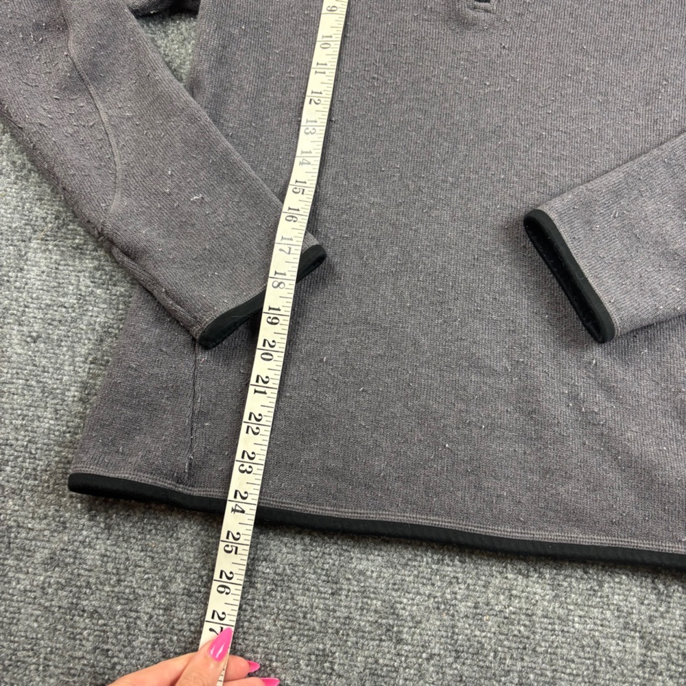 PATAGONIA Women’s Grey/Black Better Sweater 1/4 Zip Fleece Pullover size: Large - Picture 9 of 9